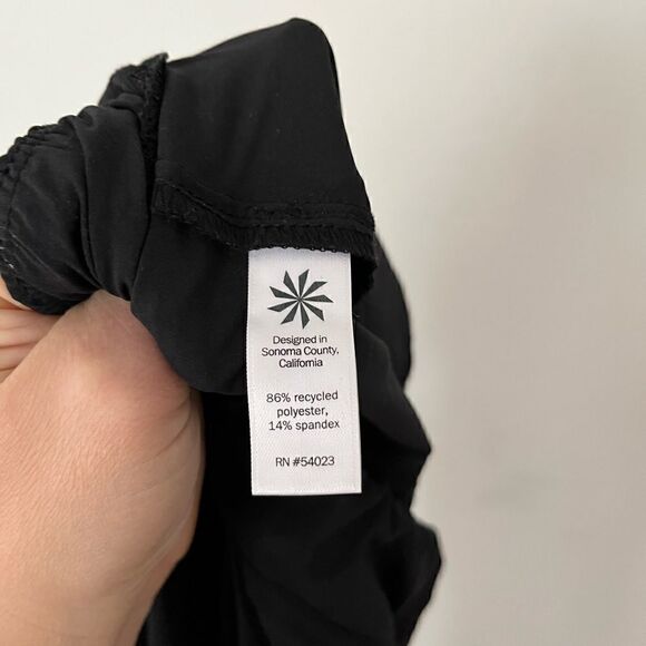 Athleta black cropped wide leg pants - Picture 5 of 5